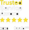 Feefo Gold standard award for exceptional customer service.